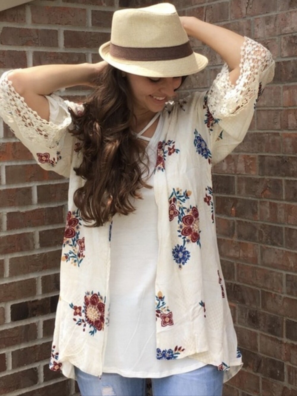 Infinity Raine Floral Kimono